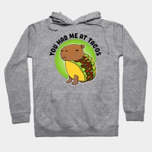 You had me at tacos Capybara Taco Hoodie